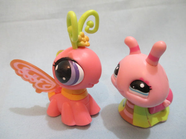 Littlest Pet Shop LPS Random 3 PC Pet Grab Bag Lot + Bow *1 Dog OR Cat in  each bag*