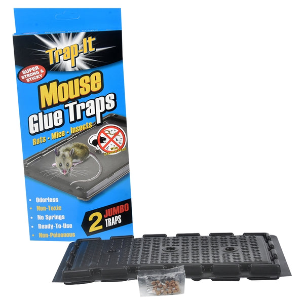 Homestyle Essentials Super Strong & Sticky Mouse Glue Traps, 4-ct