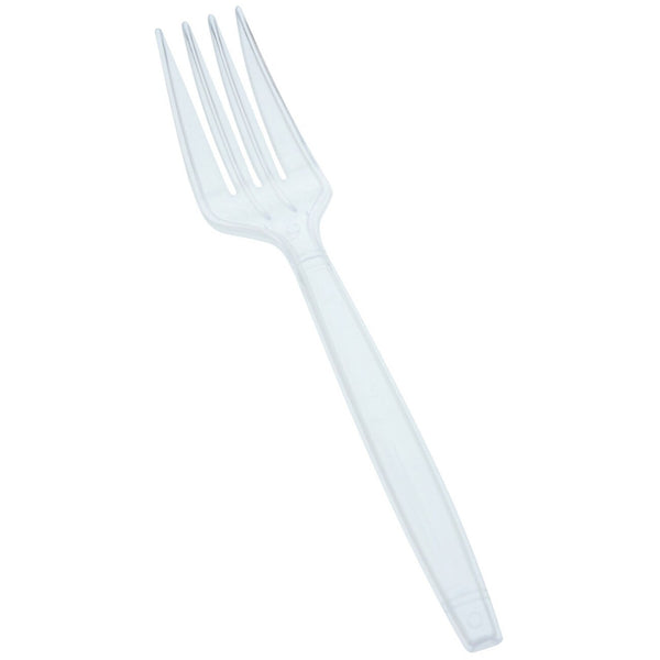 White Plastic Utensils, 48-ct. Bags (Case of 48 Packs)