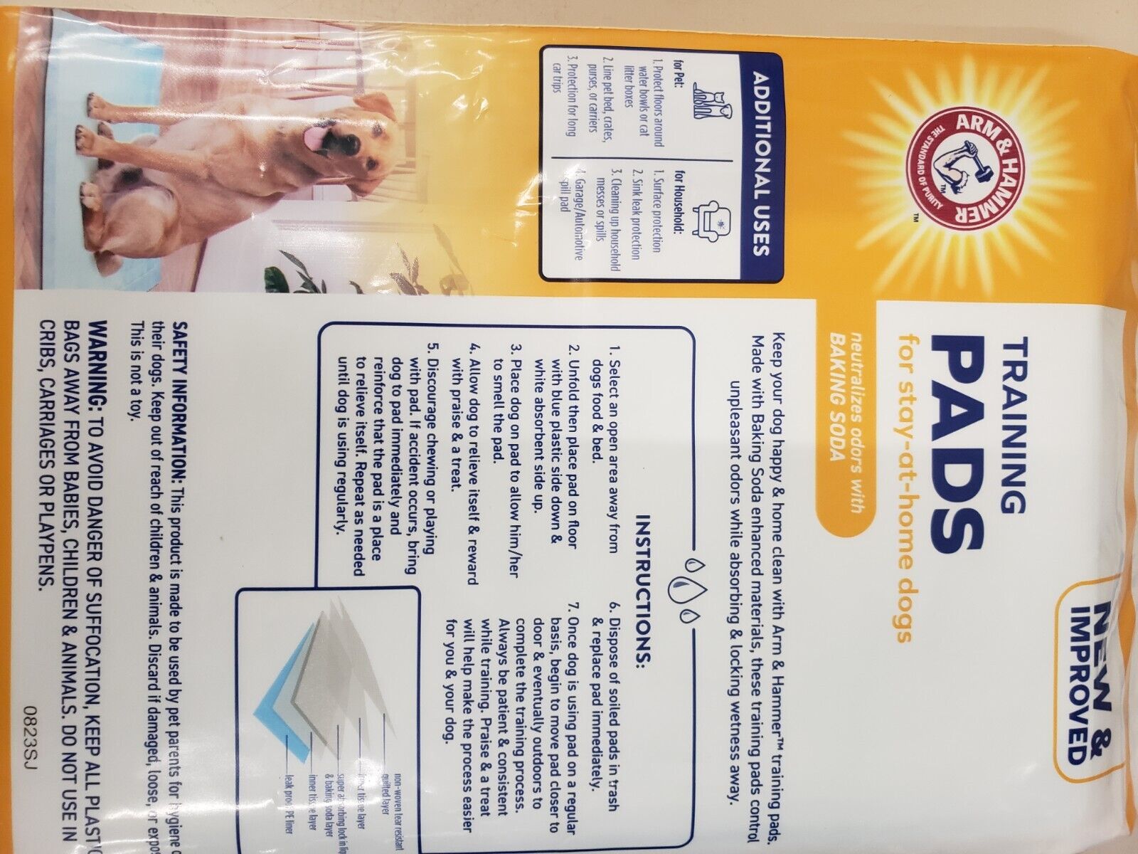 Arm and hammer outlet dog pads