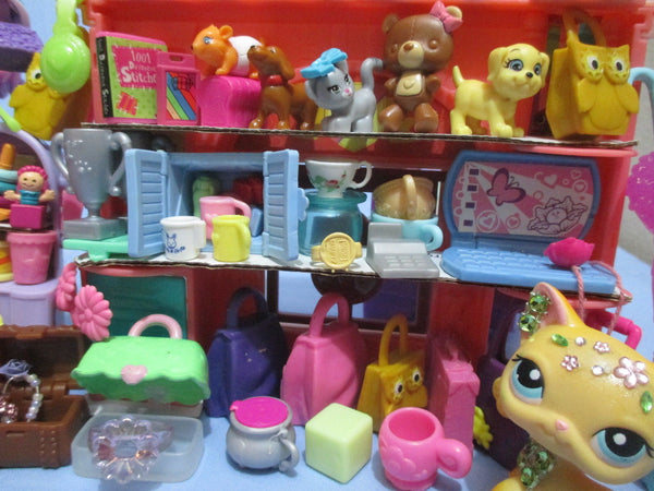 LPS 'pet Hotel' Playset / Glitter Monkey Extra Pets / Authentic Littlest  Pet Shop Hasbro / Toy Collector 