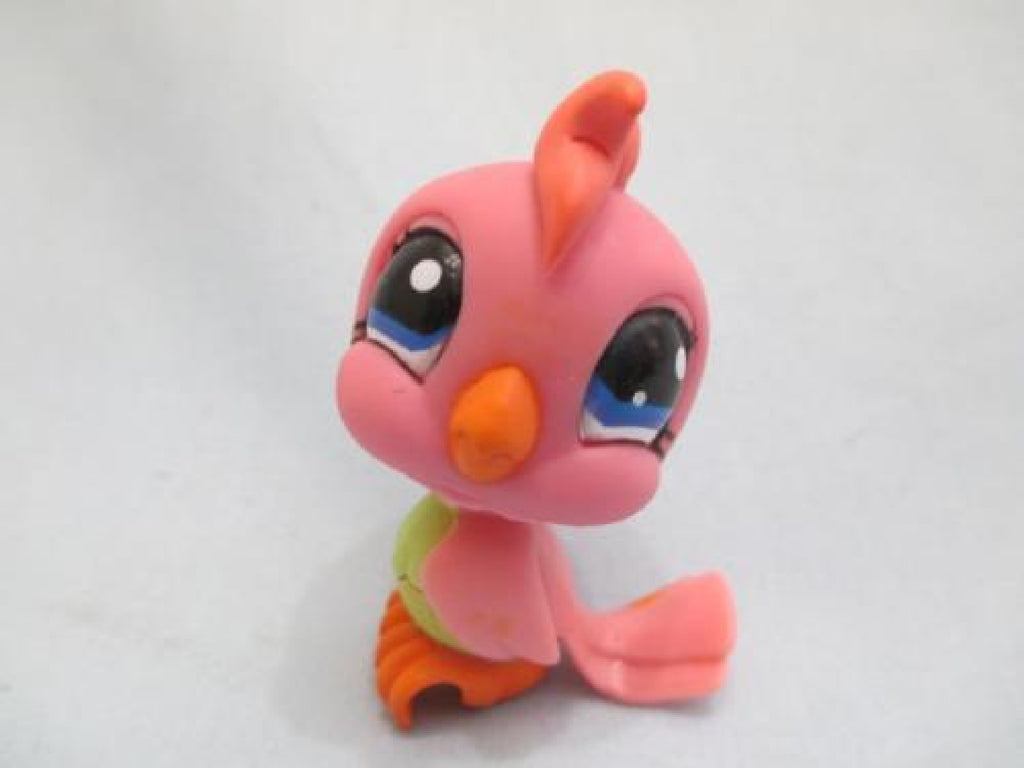 Littlest Pet Shop Lot Bird Cockatoo Purple Green 1219 858 Set Authentic ...