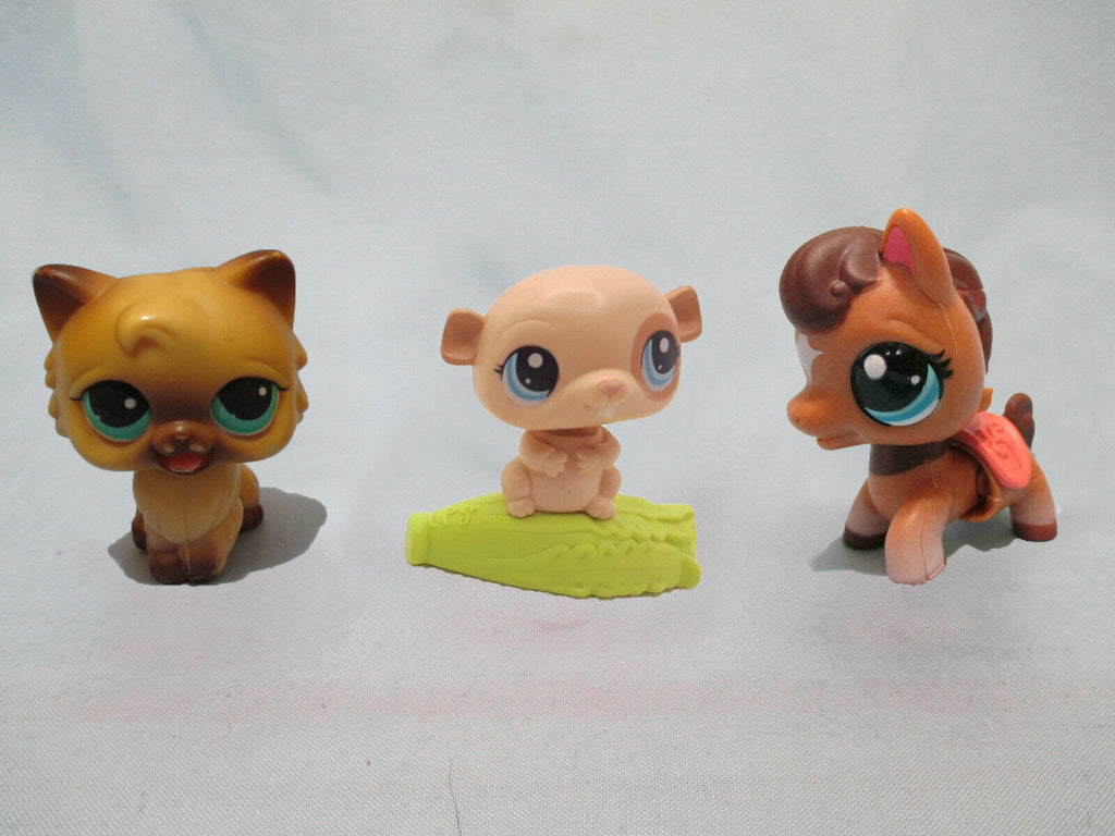 Littlest Pet Shop Playset Lot 12 Random Dog Cat House and Accessories 