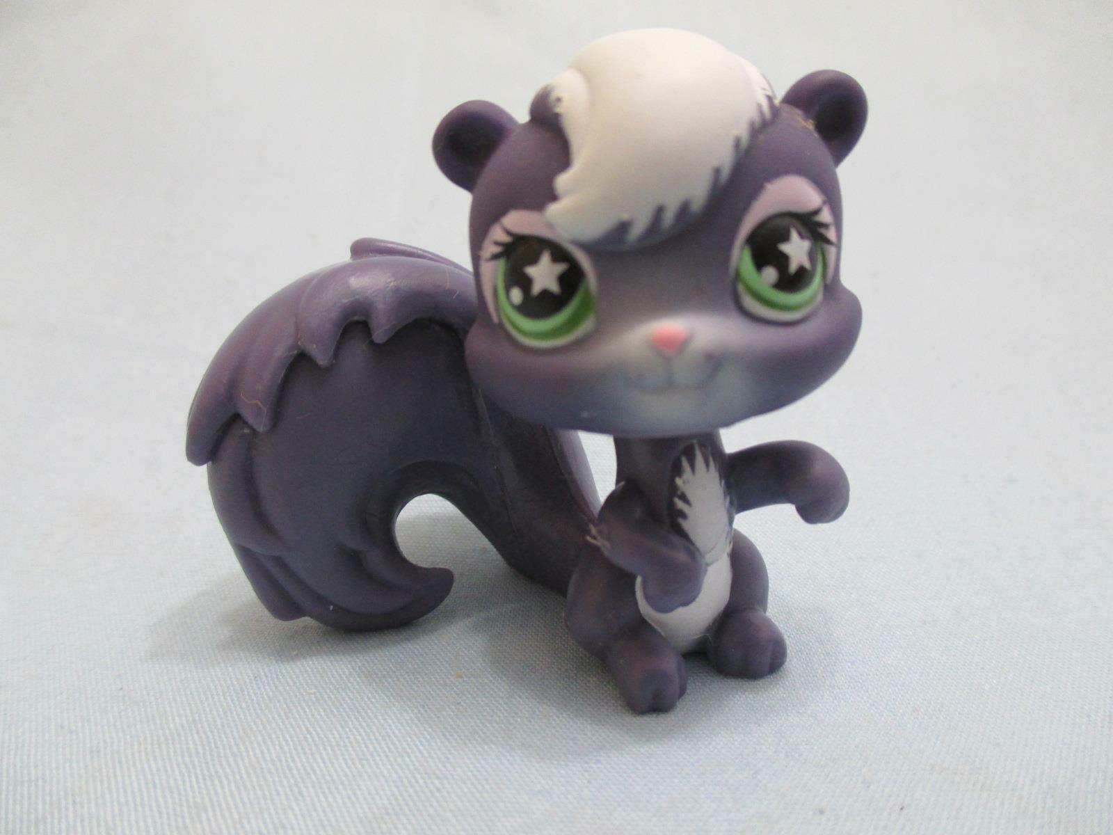 Littlest Pet Shop Squirrel Purple Green Star Eyes 961 Authentic Lps ...